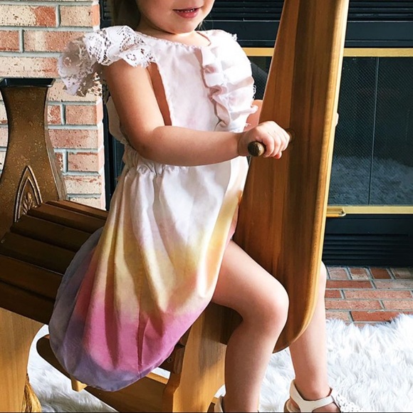 Size 2T handmade hand-dyed dress - Picture 8 of 8